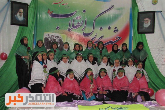 روایت تصویری از برگزاری جشن انقلاب در اشکذر