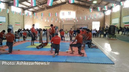 مراسم جشن و اجرای سرود و ورزش باستانی در رستاق