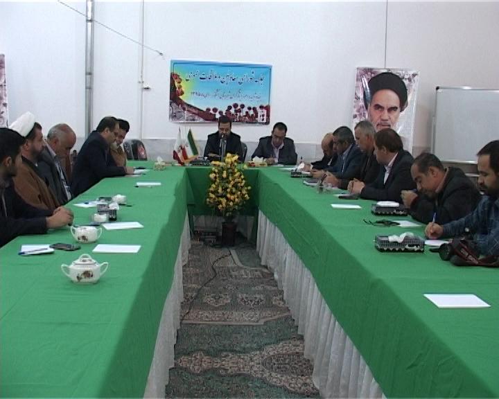 نشست شورای معاونین بنیاد شهید و امور ایثارگران استان در اشکذر