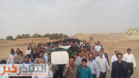 والده مکرمه شهید ناصرملانوری به فرزند شهیدش پیوست
