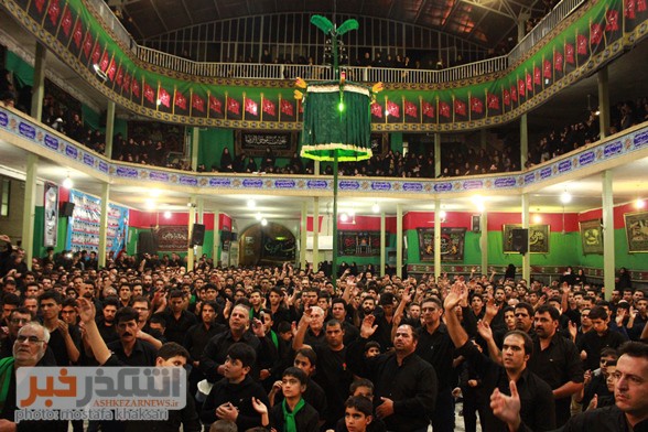 روایت تصویری از شب تاسوعا در اشکذر