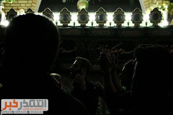امام زاده مراد اشکذر میزبان عزاداران حسینی در چهارمین شب محرم