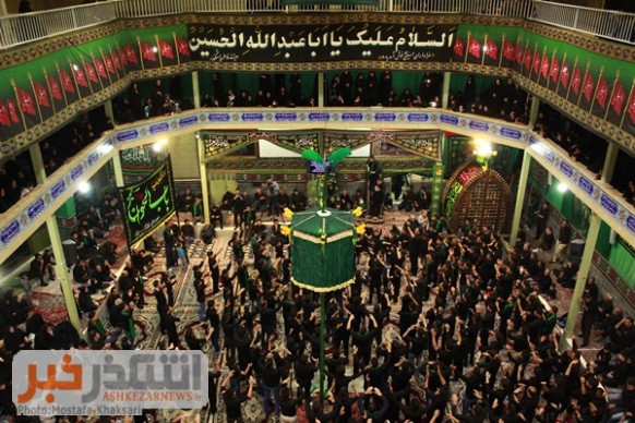 روایت تصویری از از عزاداری شب هفتم محرم در اشکذر