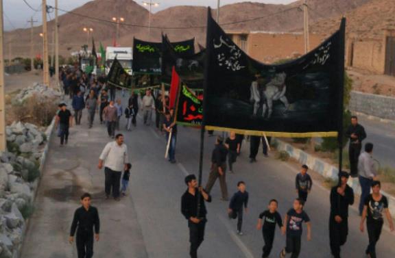 مردم دهستان کذاب به استقبال محرم رفتند
