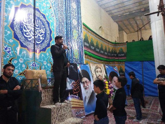 میزبانی روستای میل سفیداز هیئت های عزاداری