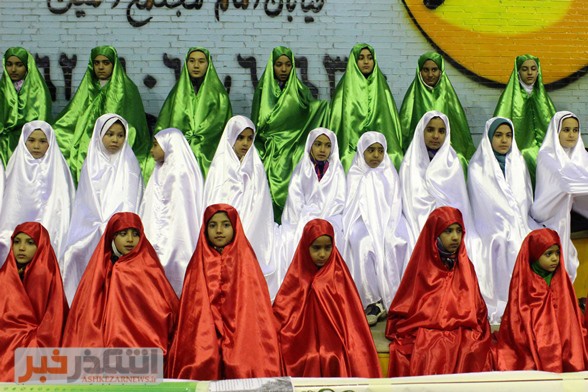 روایت تصویری از گردهمایی بزرگ بسیجیان اشکذر