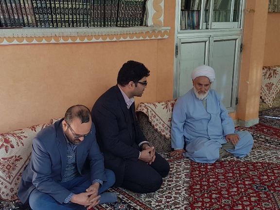 دیدار مسئولان فنی و حرفه ای اشکذر با امام جمعه بخش خضرآباد
