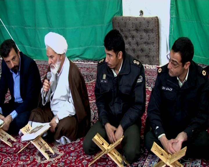 کرسی تلاوت قرآن در امامزاده سیدکافی برگزار شد