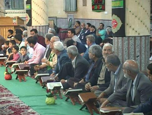 برگزاری محفل انس با قرآن در روستای حسن آباد