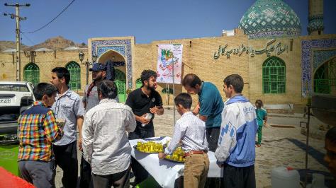 آیین جشن میلادحضرت امام حسین(ع) در امامزاده سید کافی کافی آباد