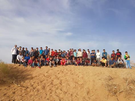 برگزاری کویرنوردی مشترک پایگاه های بسیج رضوانشهر