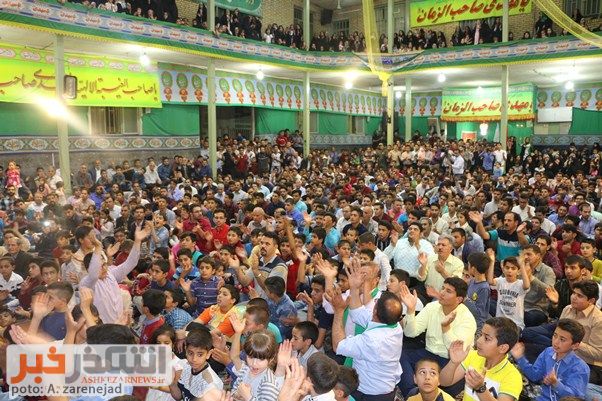 مراسم جشن اعیاد شعبانیه از لنز دوربین