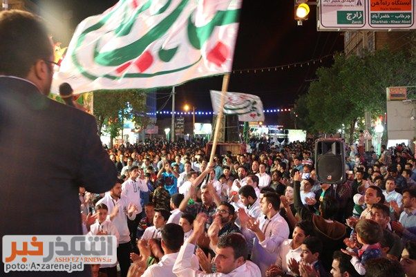 گزارش تصویری ازمراسم کاروان انتظار در اشکذر
