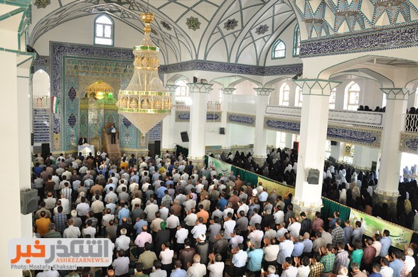 مصلی اشکذر، صبح جمعه آماده برپایی نماز عید فطر است