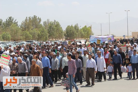 راهپیمایی روز قدس در اشکذر از دریچه دوربین