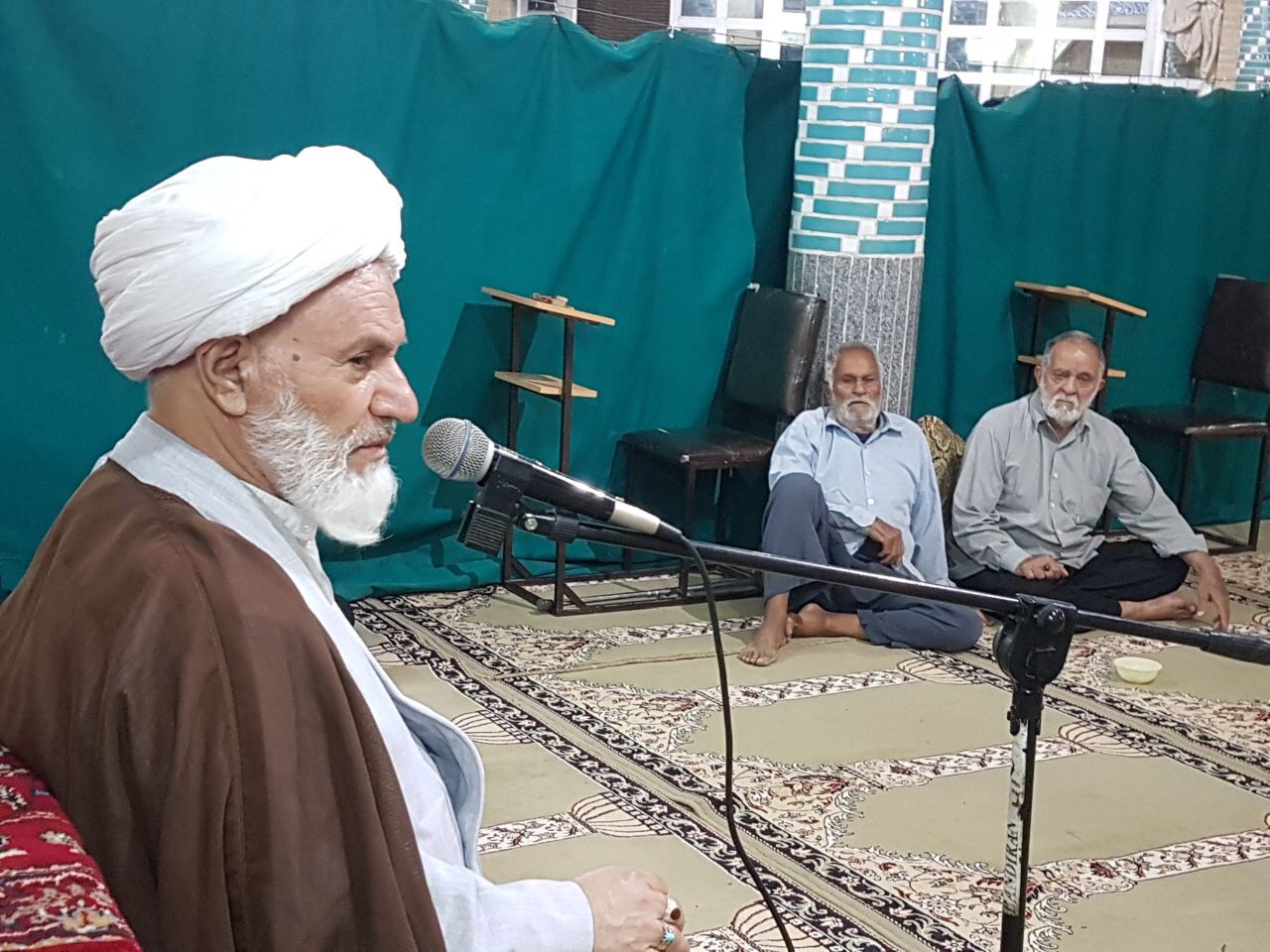 مجلس بزرگداشت شهید احمدجعفری درمسجد روستای کذاب