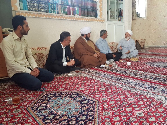 دیدارمسؤلین جهاد کشاورزی اشکذروکزآب با امام‌جمعه بخش خضرآباد