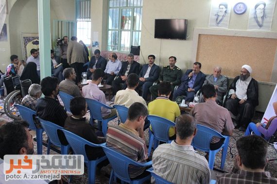 بازدید فرماندار اشکذر از معلولان بهزیستی موسسه خیریه حضرت زهرا (س) رستاق