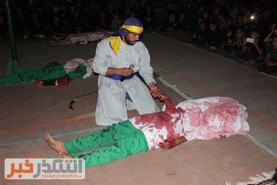 گزارش تصویری از تعزیه بنی اسدو به خاکسپاری شهدای دشت نینوا