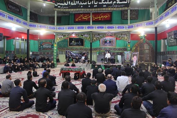 گزارش تصویری از شب سوم محرم حسینیه حاج سیداسماعیل