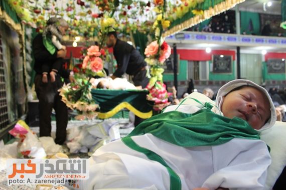 همایش بزرگ شیر خوارگان حسینی درحسینیه حاج سید اسماعیل