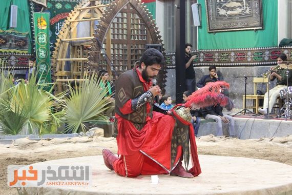مراسم تعزیه خوانی در حسینیه حاج سید اسماعیل