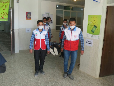 مانور زلزله و ایمنی در مدارس شهرستان اشکذر برگزار شد