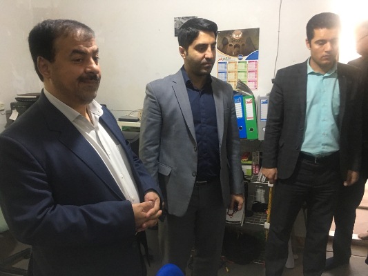 فرماندار شهرستان از دفتر پایگاه خبری اشکذر خبر بازدید کرد