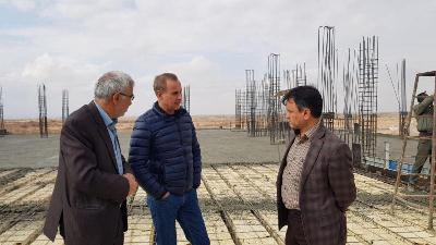 بازدید خیر پروژه فرهنگسرای مرحوم کلانتریان از روند احداث این مجموعه