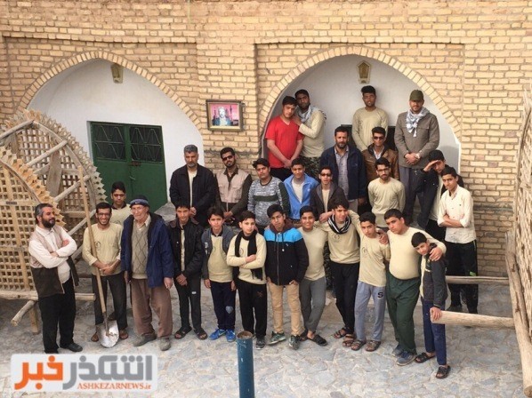 گزارش تصویری از حضور جهادی دانش آموزان اشکذری در روستای میل سفید خضرآباد