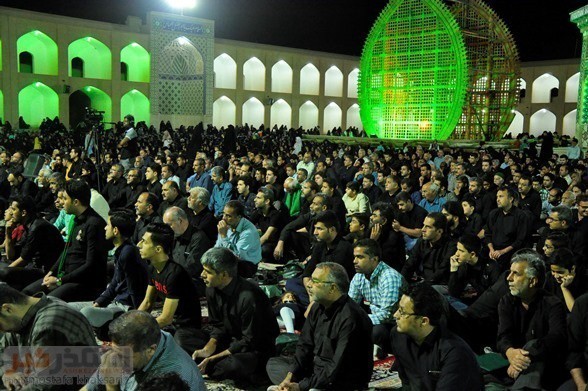 مراسم احیای سومین شب قدر در حسینیه سفید اشکذر