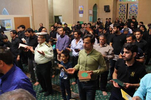 برگزاری مراسم احیاء شب بیست و یکم ماه مبارک رمضان با حضور مسئولان در رضوانشهر