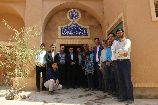 حضور مدیرکل دفتر مطالعات وزارت ارشاد در روستای دوستدار کتاب شمسی