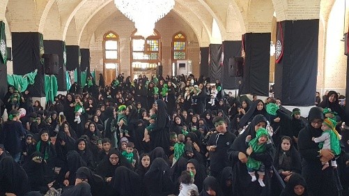 برگزاری همایش شیرخوارگان حسینی در امامزاده سید کافی کافی آباد