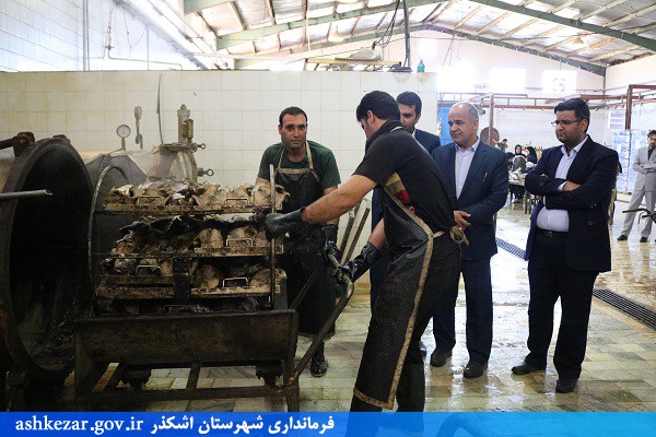بازدید فرماندار از واحد تولید تن ماهی شرکت تعاونی چند منظوره عام اشکذر