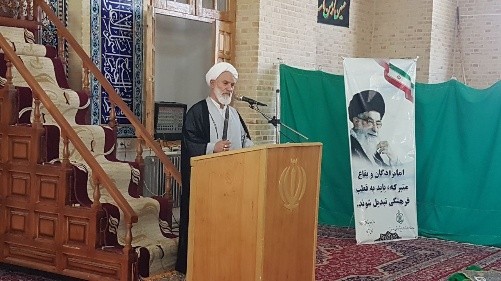 برگزاری نماز جمعه بخش خضرآباد در روستای کافی آباد
