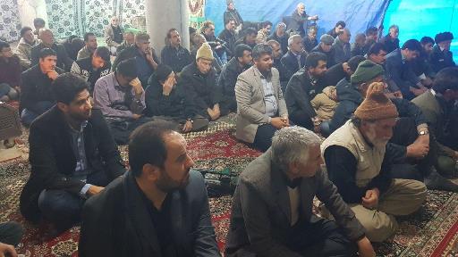 اقامه نمازجمعه بخش خضرآباد در مسجد روستای میل سفید