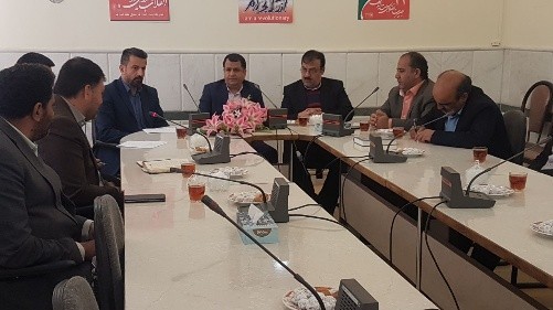 جلسه برسی مشکلات بخش خضر آباد برگزار شد