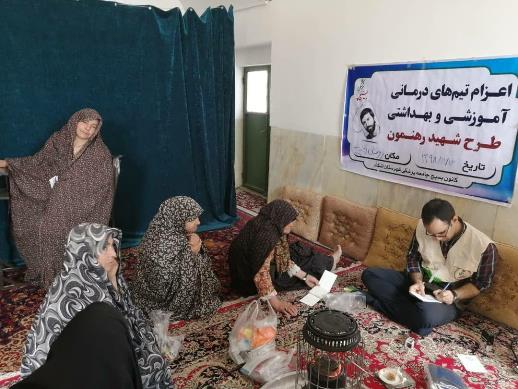 اجرای طرح ویزیت و داروی رایگان در روستاهای دهستان کزآب