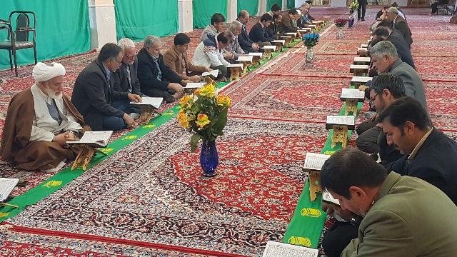برپایی محفل انس با قرآن درکزآب