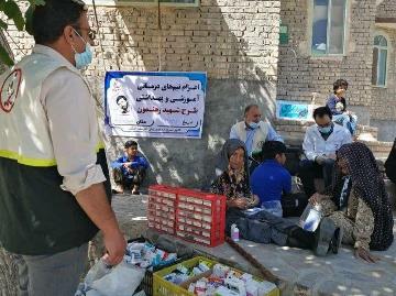 اجرای طرح ویزیت و داروی رایگان بمناسبت سالروز فتح خرمشهر در روستای زربند
