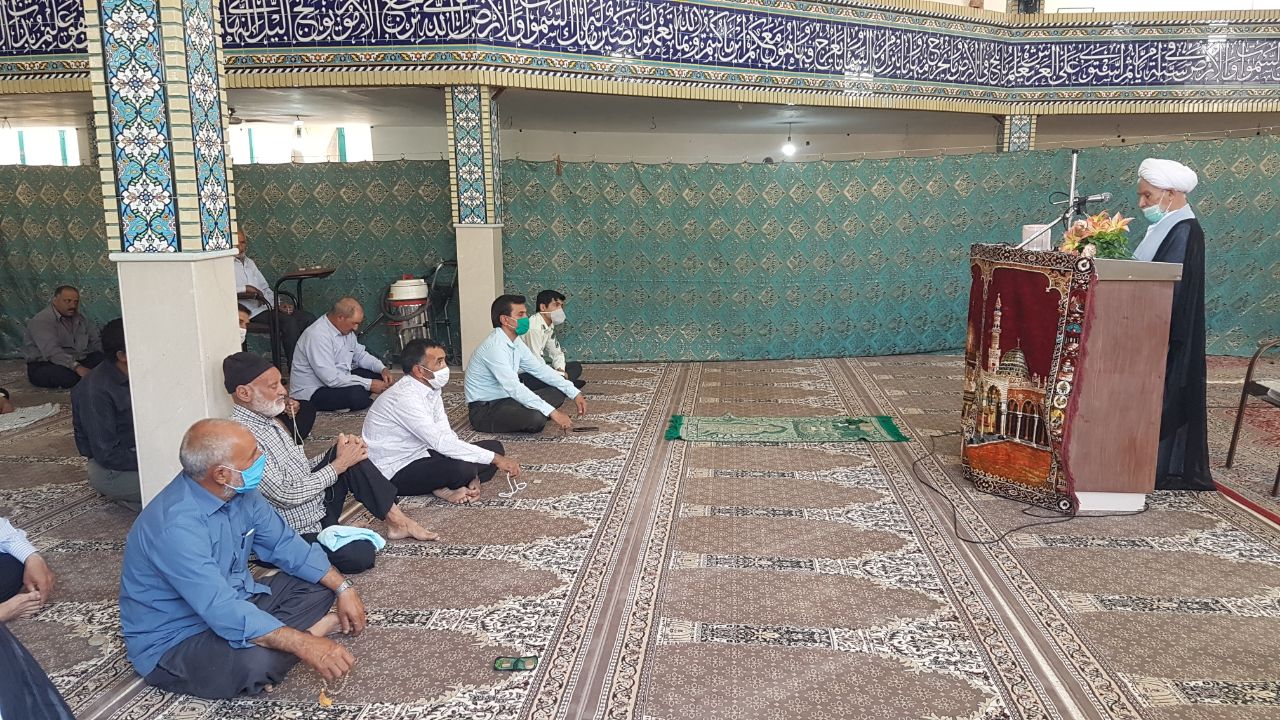 نماز جمعه بخش خضرآباد در مسجد روستای شرب‌العین برگزار شد