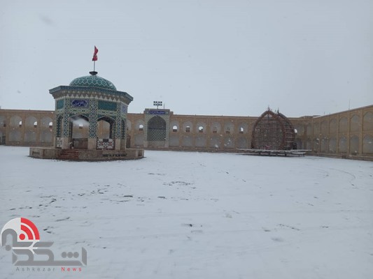 بارش اولین برف زمستانی مردم شهرستان اشکذر را غافل گیر کرد
