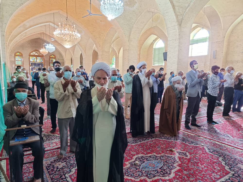 اقامه نماز عید سعید فطر در جوار امام‌زاده سیدکافی