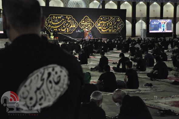 عزاداری شب ششم محرم در حسینیه سفید اشکذر به روایت تصویر