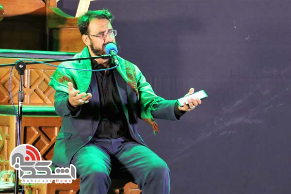 عزاداری حسینیه سفید اشکذر در شب تاسوعا از نگاه دوربین