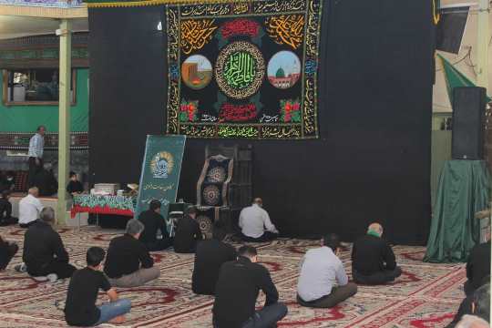 برگزاری مراسم سوگواری اربعین حسینی در حسینیه سید اسماعیل اشکذر