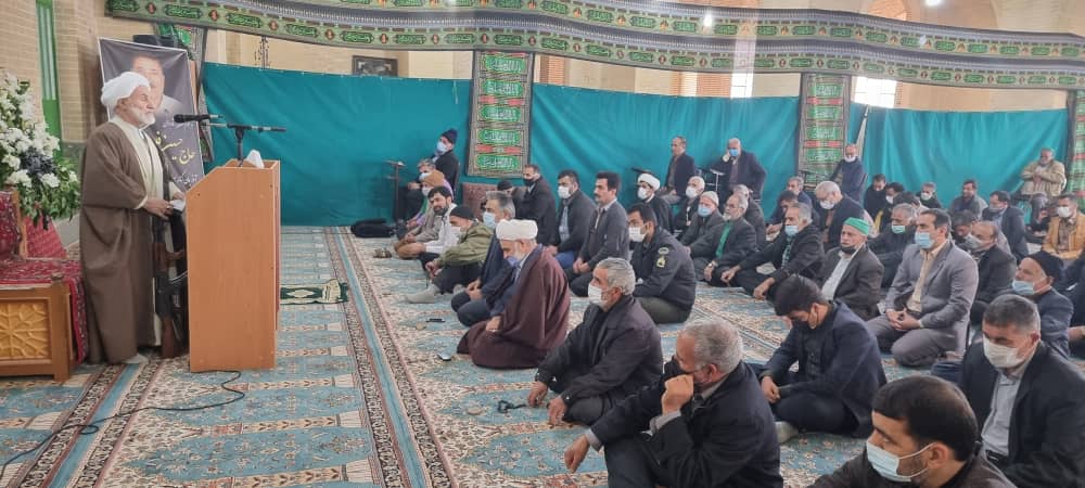 برگزاری نماز جمعه بخش خضرآباد در روستای کذاب