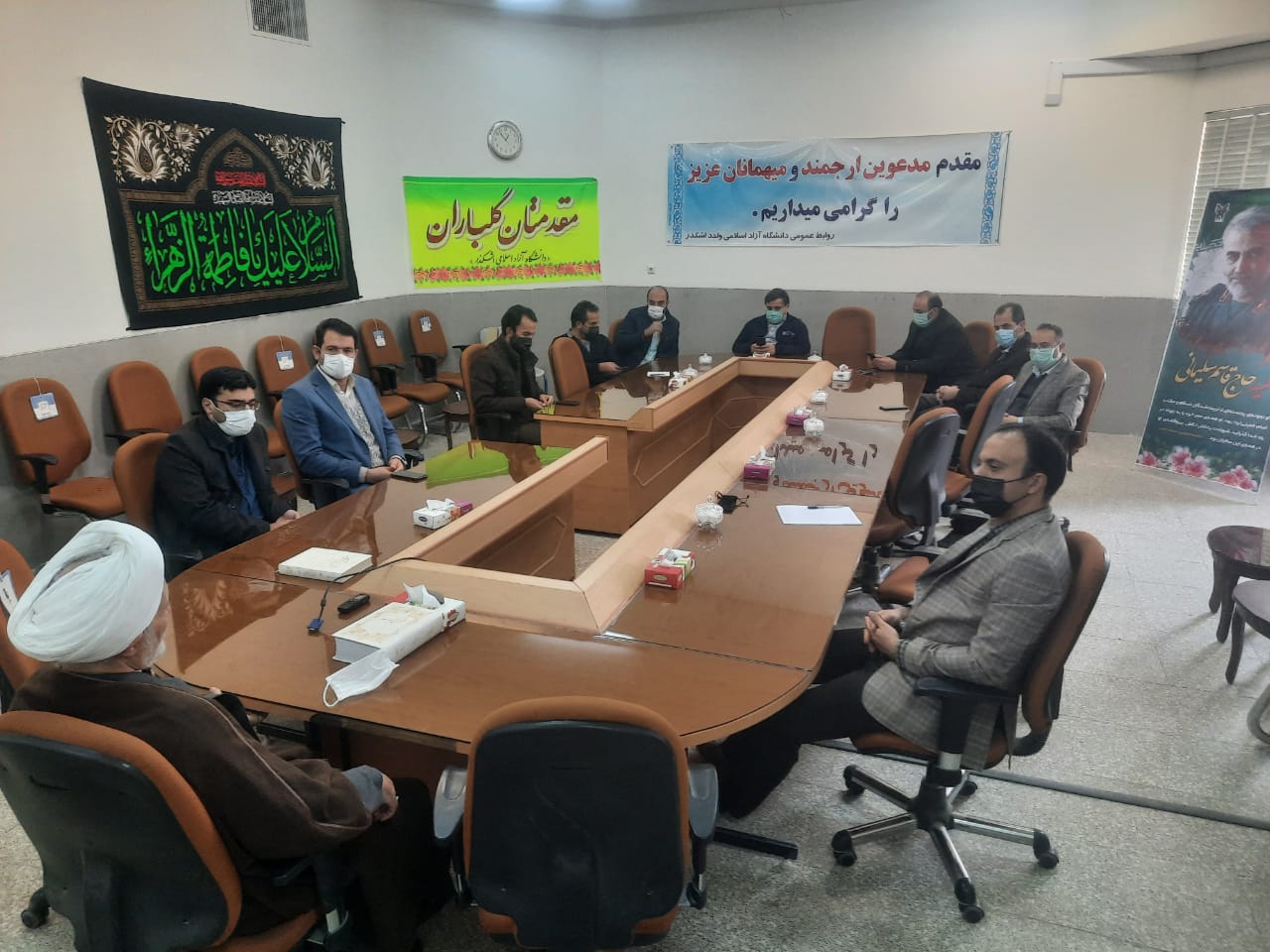 بزرگداشت سردار سلیمانی در دانشگاه آزاد اسلامی واحد اشکذر