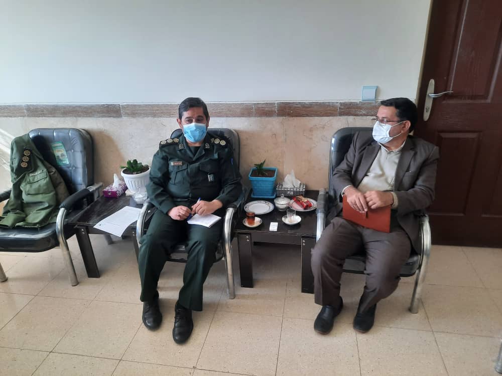 دیدار رئیس دانشگاه آزاد اسلامی واحد اشکذر با فرمانده ناحیه مقاومت بسیج اشکذر